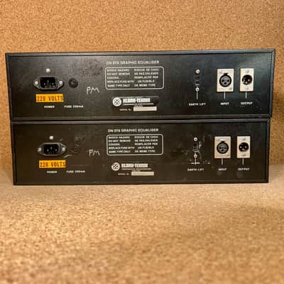 Klark Teknik DN27A Graphic Equaliser – 1970s – Matched PAIR consecutive serial num – RARE – Serviced – Warranty image 6