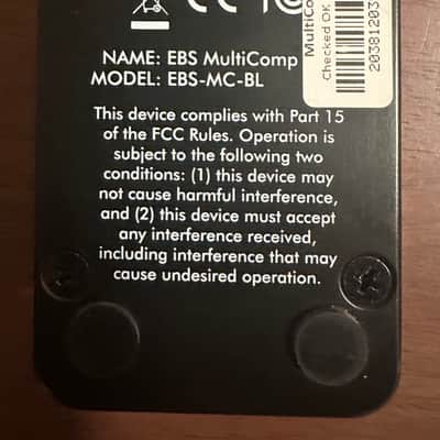 EBS MultiComp Blue Label 2019 - Present - Black / Blue image 3