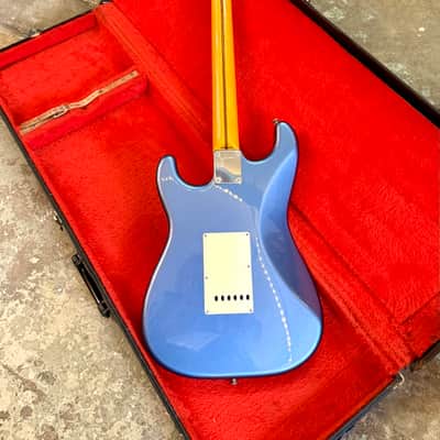 MIJ Fender Stratocaster ST-57 2014 - OLP old lake placid blue original Japan image 13