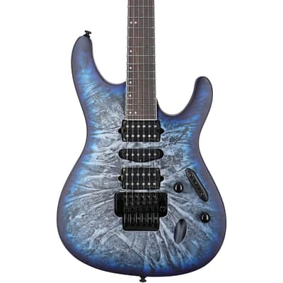 Ibanez S770 Electric Guitar (with Gig Bag), Cosmic Blue Frozen Matte image 7