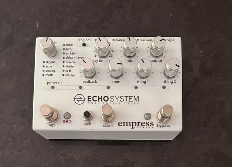 Empress Echosystem Dual Engine Delay 2010s - White image 1