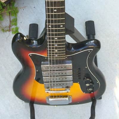 Rare Teisco ET-400 60's 3 Color Sunburst image 4