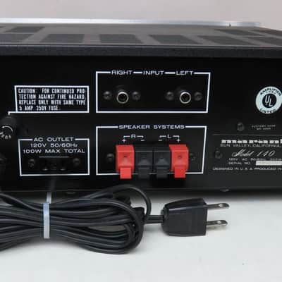 MARANTZ 140 POWER AMPLIFIER PRO SERVICED FULLY RECAPPED WITH BLUE LEDS image 10