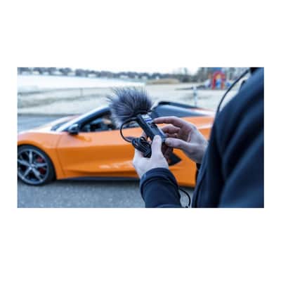 Zoom H1essential Stereo Handy Recorder and Hairy Windscreen Bundle image 5