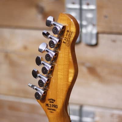 Chapman ML3 Pro Traditional Semi-Hollow 2019 - Vintage Honey Burst image 11