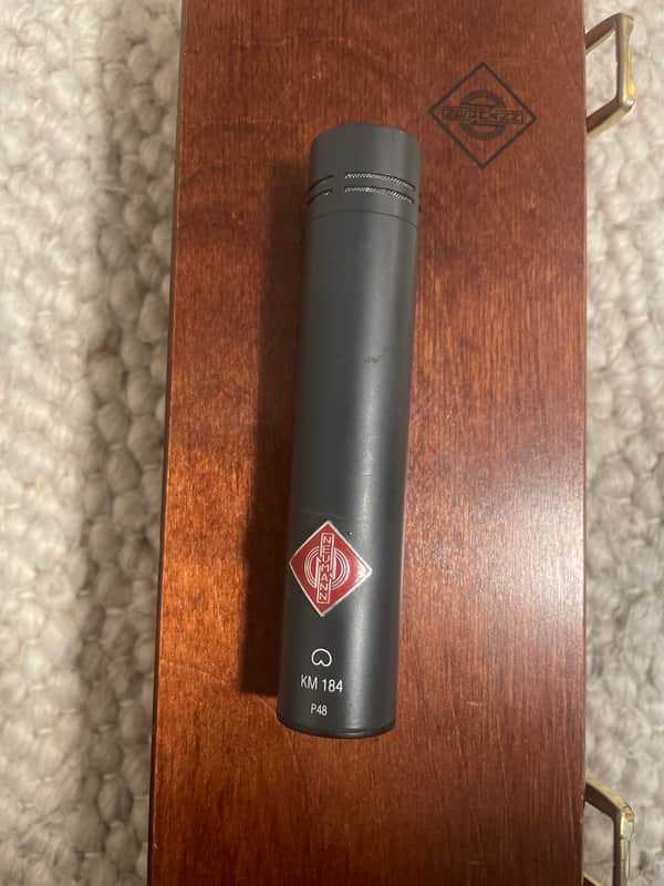 Neumann KM 184 mt Small Diaphragm Cardioid Condenser Microphone 1993 - Present - Matte Black image 1