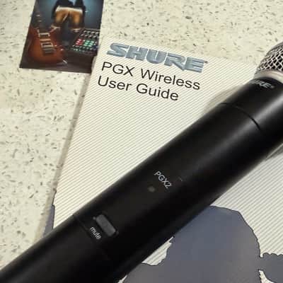 Shure PGX24 / SM58 Wireless Handheld Microphone System w/ SM58 Mic, Case & Manual (Band H6 524–548 MHz) image 8