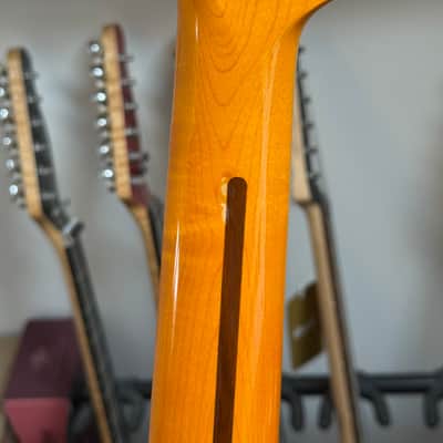 B-Stock David Gilmour Candy Apple Red Fender Stratocaster - Classic 50s Lacquer EMG DG-20 image 3