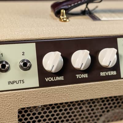 Magnatone Starlite Reverb 8W 1x10" Class A Combo Amp – Blonde w/ Oxblood image 3