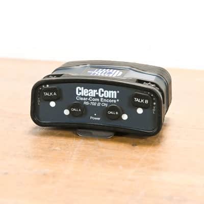 Clear-Com RS-702 Two-Channel Intercom Beltpack CG012T1 image 1