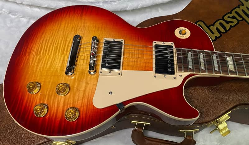 NEW ! Gibson Les Paul Standard '50s - Heritage Cherry Sunburst - Killer Curly Flame Maple Top - Only 9.1 lbs - Authorized Dealer - G07258 image 1