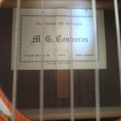 M.G. Contreras 1985 M-14 Spanish Classical Guitar (Guitarra Estudio) image 2