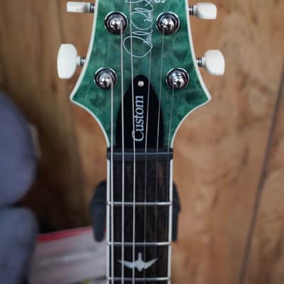 PRS SE Custom 24 Quilt - Teal Black image 5
