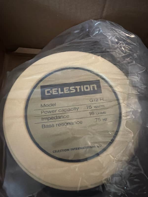 Celestion G12H-75 Creamback 12"  75-Watt 16 Ohm Speaker 2010s - Cream image 1