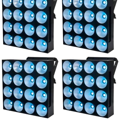 (4) American DJ DOTZ MATRIX 4 x 4 COB RGB LED DMX Pixel Map Wash/Blinder Lights image 1
