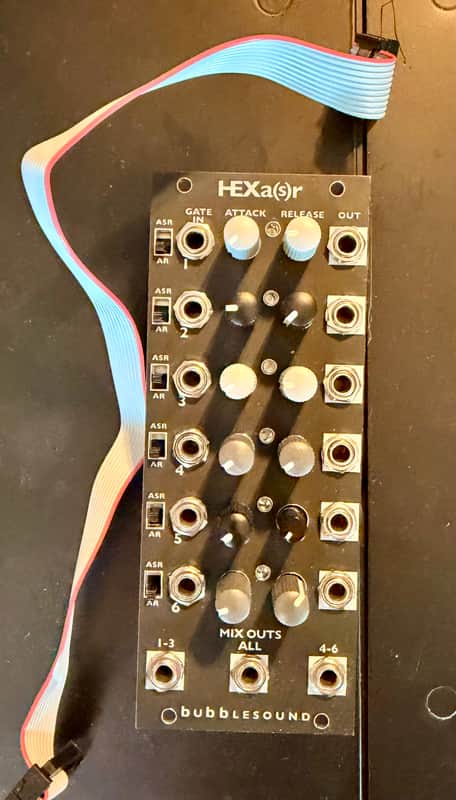 Bubblesound HEXa(s)r 6-Channel Envelope Generator 2023 - Black image 1