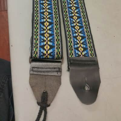 Ace Style Strap 1970's Blue Yellow Green image 3