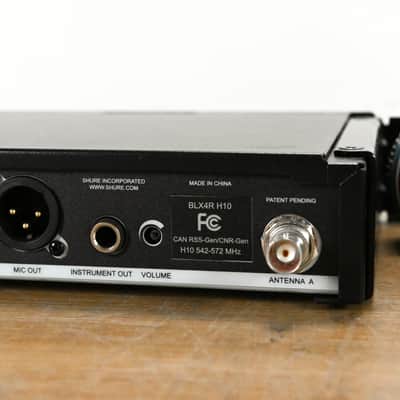 Shure BLX24R/B58 Handheld Wireless System - H10 Band (NO POWER SUPPLY) CG012MG image 5