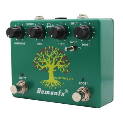 Demonfx DF8 Overdrive Guitar Effect Pedal Overdrive Boost Tube Scream Overdrive image 7