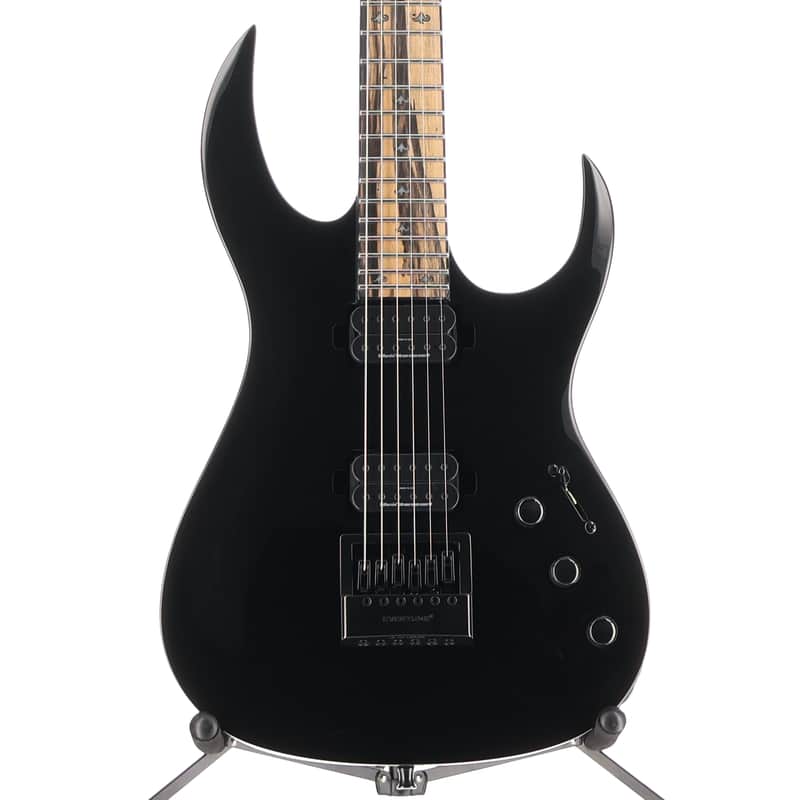 BC Rich Shredzilla Prophecy Archtop with EverTune - Gloss Black, Professional Setup (V12) (60358) image 1
