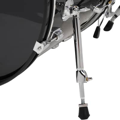 PDP Center Stage 5-Piece Drum Kit with Hardware Cymbals and Throne - Iron Black (PDCE2215KTIB) image 7