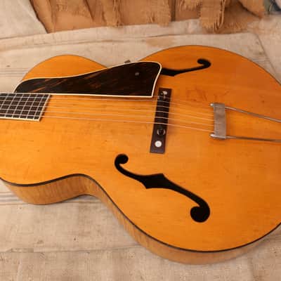 Recording King M-3 Archtop Acoustic Guitar 1940 - Blond image 12