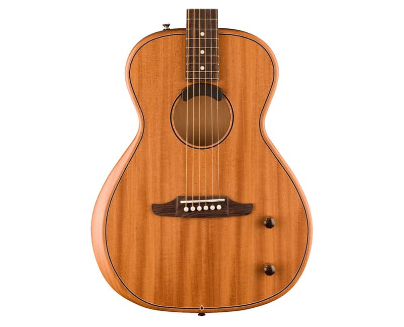 Used Fender Highway Series Parlor Acoustic - All-Mahogany w/ Rosewood FB image 1