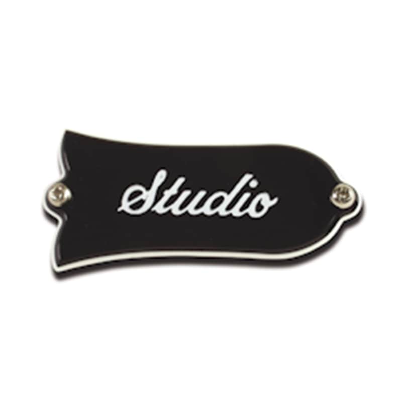 Gibson Truss Rod Cover, "Studio" (Black) image 1