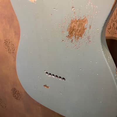 Custom Relic Fender Highway One Telecaster with Maple Fretboard - 2007 - Daphne Blue image 8