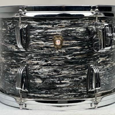 Ludwig 22/13/16" Classic Maple Fab Outfit - Black Oyster Pearl image 10