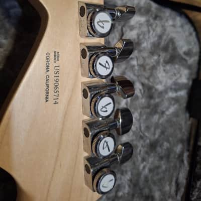 Fender American Elite Stratocaster HSS Shawbucker with Maple Fretboard 2019 - Satin Ice Blue Metallic image 12