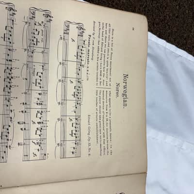 Vintage Lot of piano books -Used Antique old image 8
