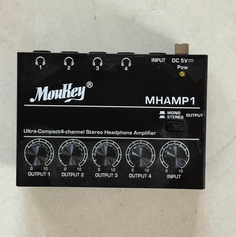 Moukey MHAMP 4 channel headphone amplifier image 1