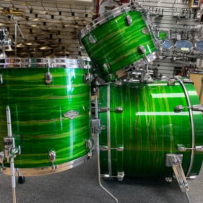 TAMA WBS42S-LSO Starclassic Walnut/Birch 4pc Shell Pack Lacquer Shamrock Oyster image 4