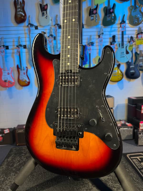 Charvel Pro-Mod So-Cal Style 1 HH FR E Electric Guitar - Three-tone Sunburst, Free Plek! 018