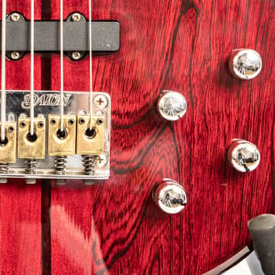 Daion Mark X-B2 Wine Red (Tinted Red), Neck Through (1983) w/ Hardshell Case image 5