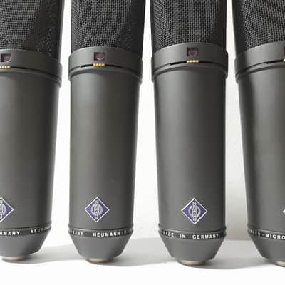 Neumann U 87 microphones sequential serial numbers-1979- Matte Black image 2