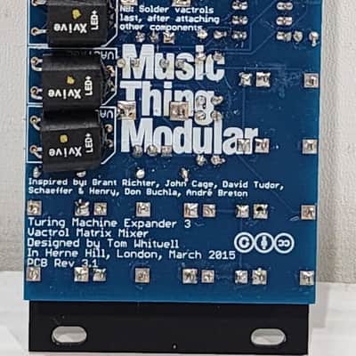Music Thing Modular Turing Vactrol Mix Expander Eurorack Module - No Knobs image 5