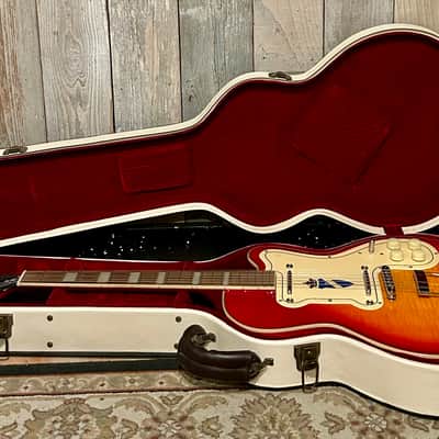 Kay K161 Thin Twin By Roger Fritz-Limited Reissue, Cherry Sunburst, Includes The Deluxe Kay Tuxedo Case & Pro Setup ! image 18