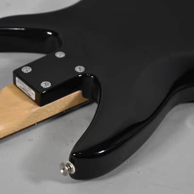 1990s Vaccaro V2 Bass Black Finish Left-Handed Electric Bass image 9
