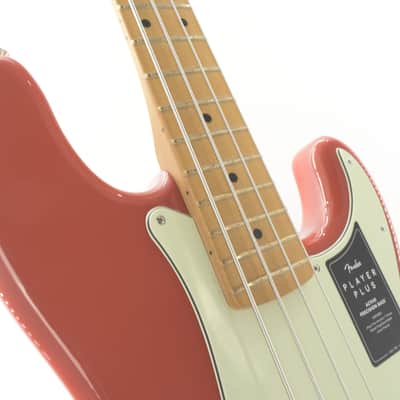 Fender Player Plus Precision Bass with Maple Fretboard 2024 Fiesta Red image 8