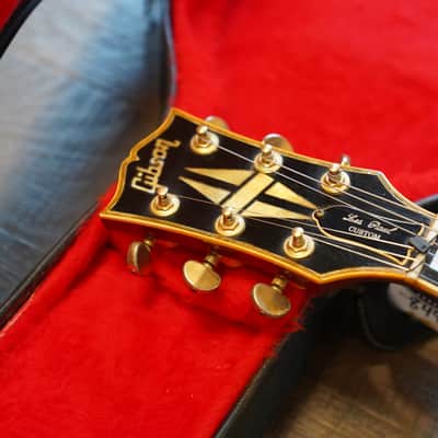 Lefty! 1985 Gibson Les Paul Custom Solid Electric Guitar Vintage Cherry Sunburst + Hard Case image 9