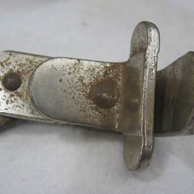 Leedy Hoop Mount Bass Drum Paddle Muffler (TDG-U-12313) 40's/50's - Nickel Plated image 13