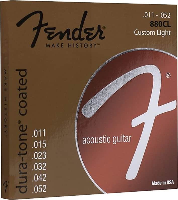 Fender Dura-Tone 880CL 80/20 Coated 11-52 2016 image 2