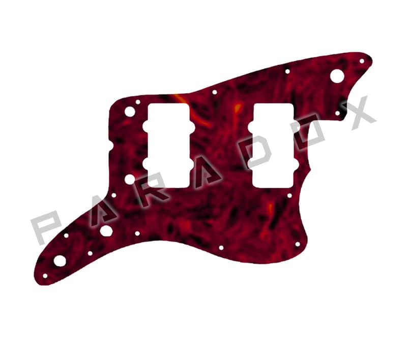 Custom Pickguard For 2011 - 2016 Made in Indonesia Squier Vintage Modified Jazzmaster Special - Tortoise Shell Solid (Semi-Transparent) .070" image 1