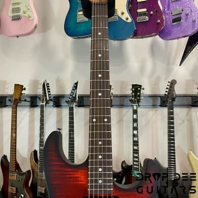 Schecter USA Custom Shop Sunset Custom-II HSS Electric Guitar w/ Case-Tiger Eye Satin image 10