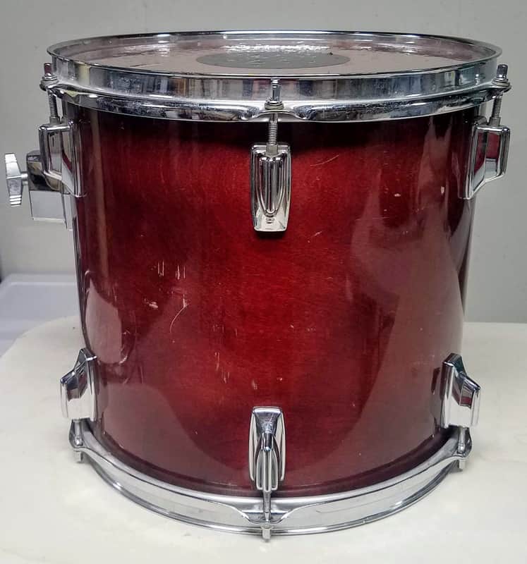 Tama Superstar X-Tra Tom 13" x 12" in Cherry Wine image 1