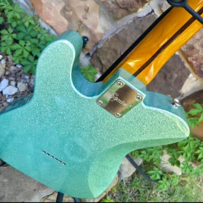 Squier FSR Classic Vibe 70s Telecaster Deluxe 2020 - Sea Foam Sparkle image 6
