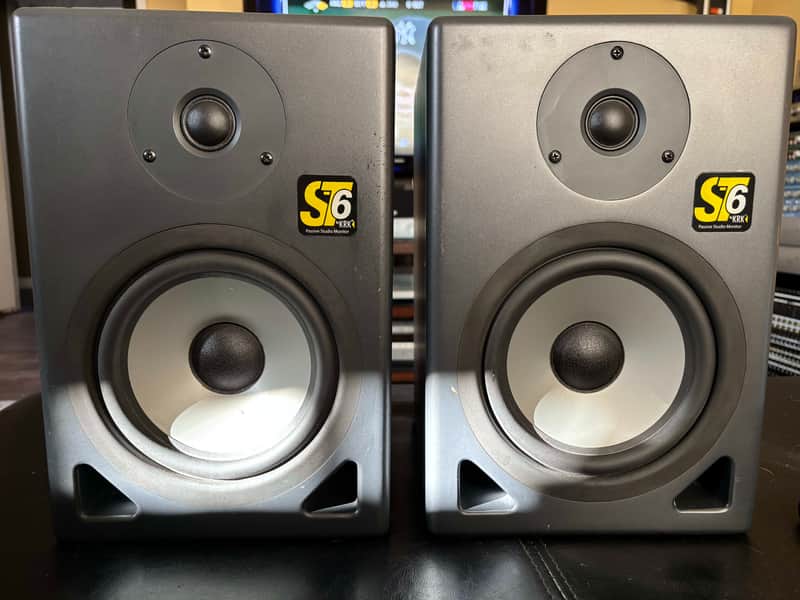 KRK ST6 Passive Audio Monitors 2000 - Dark Gray (Pair) image 1