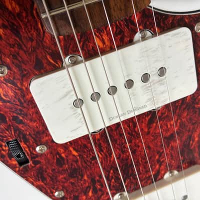 Squier Vintage Modified Jazzmaster with Laurel Fretboard 2018 - 2019 - Olympic White electric guitar tortoise image 8